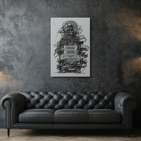 TF Fucking Fabulous by Frank Banda (26"H x 18"W x 1.5"D)