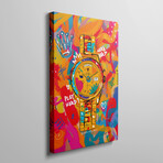 Rolex Friday - Hustle Hard (Tall) by NUWARHOL™ (26"H x 18"W x 1.5"D)