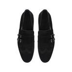 Nexus Double Monk Wingtip Shoes // Black (US: 9)
