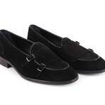 Bellville Short Cut Double Monk Loafers // Black (US: 13)