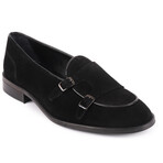 Bellville Short Cut Double Monk Loafers // Black (US: 13)