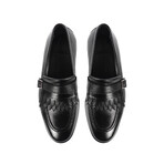 Tortoise Monkstrap Dress Shoes // Black (US: 12)