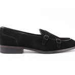 Bellville Short Cut Double Monk Loafers // Black (US: 13)