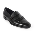 Tortoise Monkstrap Dress Shoes // Black (US: 12)
