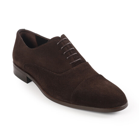 Maxwell Cap Toe Oxford Dress Shoes // Dark Brown (US: 7)
