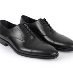 Dinero Cap Toe Oxford Dress Shoes // Black (US: 14)