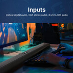 37" Bluetooth® Soundbar & Wireless Subwoofer // Home Theater System