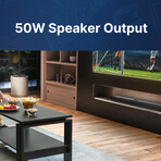 37" Bluetooth® Soundbar & Wireless Subwoofer // Home Theater System