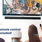 37" Bluetooth® Soundbar & Wireless Subwoofer // Home Theater System