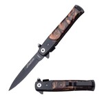 Spring Assisted Knife // SE-438 // Stiletto (Green)