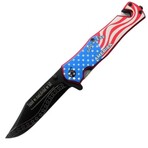 Spring Assisted Knife // SE-893 (US Flag)