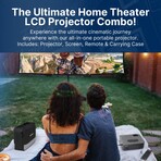 150" Home Theater LCD Projector Combo
