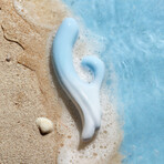 Osurging Curved Vibrator & Thruster for Clit and G-Spot , Dual Rabbit Vibe Personal Massager