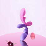 Flow Adult Triple Stimulator Vibrator – Clit and G-Spot Vibe – Wireless & Waterproof by Osuga (White)