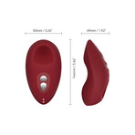 Tremble Clitoral and Nipple Tapping Stimulating Vibrator Waterproof & Wireless Foreplay Toy by Osuga (White)