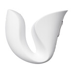 Ridge Dual Tapping Clit & G-Spot Vibrator by Osuga (White)