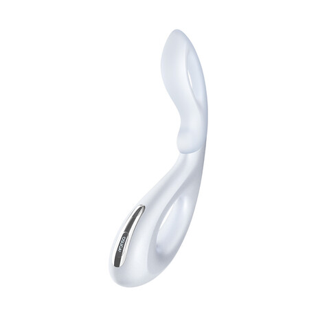 OSUGA Mobius A-Spot & G-Spot Vibrator for Women | Deep Rolling Dildo Vibrator with Adjustable Curvature | Waterproof Rechargeable Quiet Sex Toy for Female Pleasure (Blue)