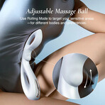 OSUGA Mobius A-Spot & G-Spot Vibrator for Women | Deep Rolling Dildo Vibrator with Adjustable Curvature | Waterproof Rechargeable Quiet Sex Toy for Female Pleasure (Blue)