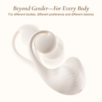 OSUGA Puzzle Cowgirl Vibrating Grinder Pad for Women & Couples | Flexible Bendable Clitoral, Anal & Testicle Stimulator with Remote Control | Waterproof Quiet Rechargeable Sex Toy