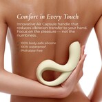 Osuga Eros Clit & G-Spot Pulse Vibrator (White)