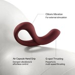 Osuga Eros Clit & G-Spot Pulse Vibrator (White)