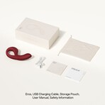 Osuga Eros Clit & G-Spot Pulse Vibrator (White)