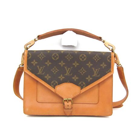Louis Vuitton // Monogram-Coated Canvas + Leather Crossbody Bag // Monogram Brown + Brown // Pre-Owned