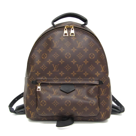 Louis Vuitton // Monogram-Coated Canvas + Leather Palm Springs Backpack // Monogram Brown + Noir // Pre-Owned