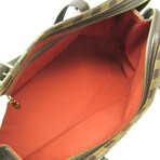 Louis Vuitton // Damier-Coated Canvas + Leather Chelsea Shoulder Bag // Damier Ebene + Brown // Pre-Owned