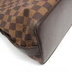 Louis Vuitton // Damier-Coated Canvas + Leather Chelsea Shoulder Bag // Damier Ebene + Brown // Pre-Owned