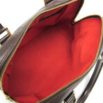 Louis Vuitton // Damier-Coated Canvas + Leather Brera Handbag // Damier Ebene // Pre-Owned