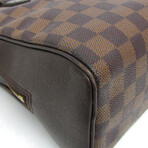Louis Vuitton // Damier-Coated Canvas + Leather Brera Handbag // Damier Ebene // Pre-Owned