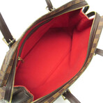 Louis Vuitton // Damier-Coated Canvas + Leather Chelsea Tote Bag // Damier Ebene + Brown // Pre-Owned