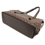 Louis Vuitton // Damier-Coated Canvas + Leather Chelsea Shoulder Tote Bag // Damier Ebene + Brown // Pre-Owned