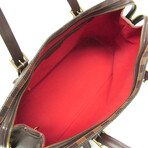 Louis Vuitton // Damier-Coated Canvas + Leather Chelsea Shoulder Tote Bag // Damier Ebene + Brown // Pre-Owned