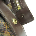 Louis Vuitton // Damier-Coated Canvas + Leather Chelsea Shoulder Tote Bag // Damier Ebene + Brown // Pre-Owned