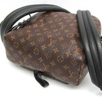 Louis Vuitton // Monogram-Coated Canvas + Leather Palm Springs Sporty Backpack // Monogram Brown + Noir // Pre-Owned