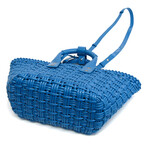 Balenciaga // Leather Bistro Handbag // Blue // Pre-Owned