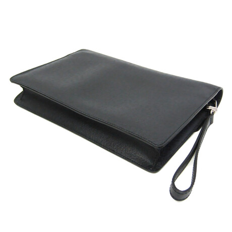 Louis Vuitton // Taiga Leather Veraiya Clutch Bag // Ardoise // Pre-Owned