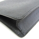 Louis Vuitton // Taiga Leather Veraiya Clutch Bag // Ardoise // Pre-Owned