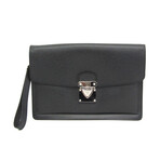 Louis Vuitton // Taiga Leather Veraiya Clutch Bag // Ardoise // Pre-Owned