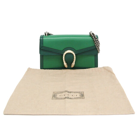 Gucci // Leather Dionysus Shoulder Bag // Green // Pre-Owned