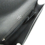 Louis Vuitton // Taiga Leather Veraiya Clutch Bag II // Ardoise // Pre-Owned