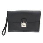 Louis Vuitton // Taiga Leather Veraiya Clutch Bag II // Ardoise // Pre-Owned