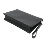 Louis Vuitton // Taiga Leather Veraiya Clutch Bag II // Ardoise // Pre-Owned