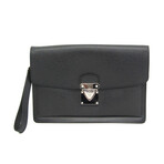 Louis Vuitton // Taiga Leather Veraiya Clutch Bag // Ardoise // Pre-Owned