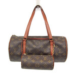 Louis Vuitton // Monogram-Coated Canvas + Leather Papillon Handbag // Monogram Brown // Pre-Owned