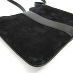 Gucci // Leather + Suede Arli Shoulder Bag // Black // Pre-Owned