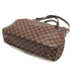 Louis Vuitton // Damier-Coated Canvas + Leather Evora Handbag // Damier Ebene + Brown // Pre-Owned