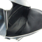 Burberry // Nylon Plaid Backpack // Black + Dark Navy // Pre-Owned